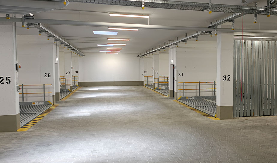 Helle, geräumige Tiefgarage